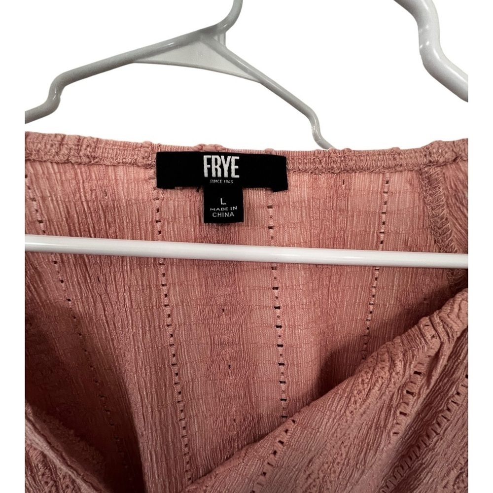 Frye Women's Blush Textured Blouse - Picture 3 of 4